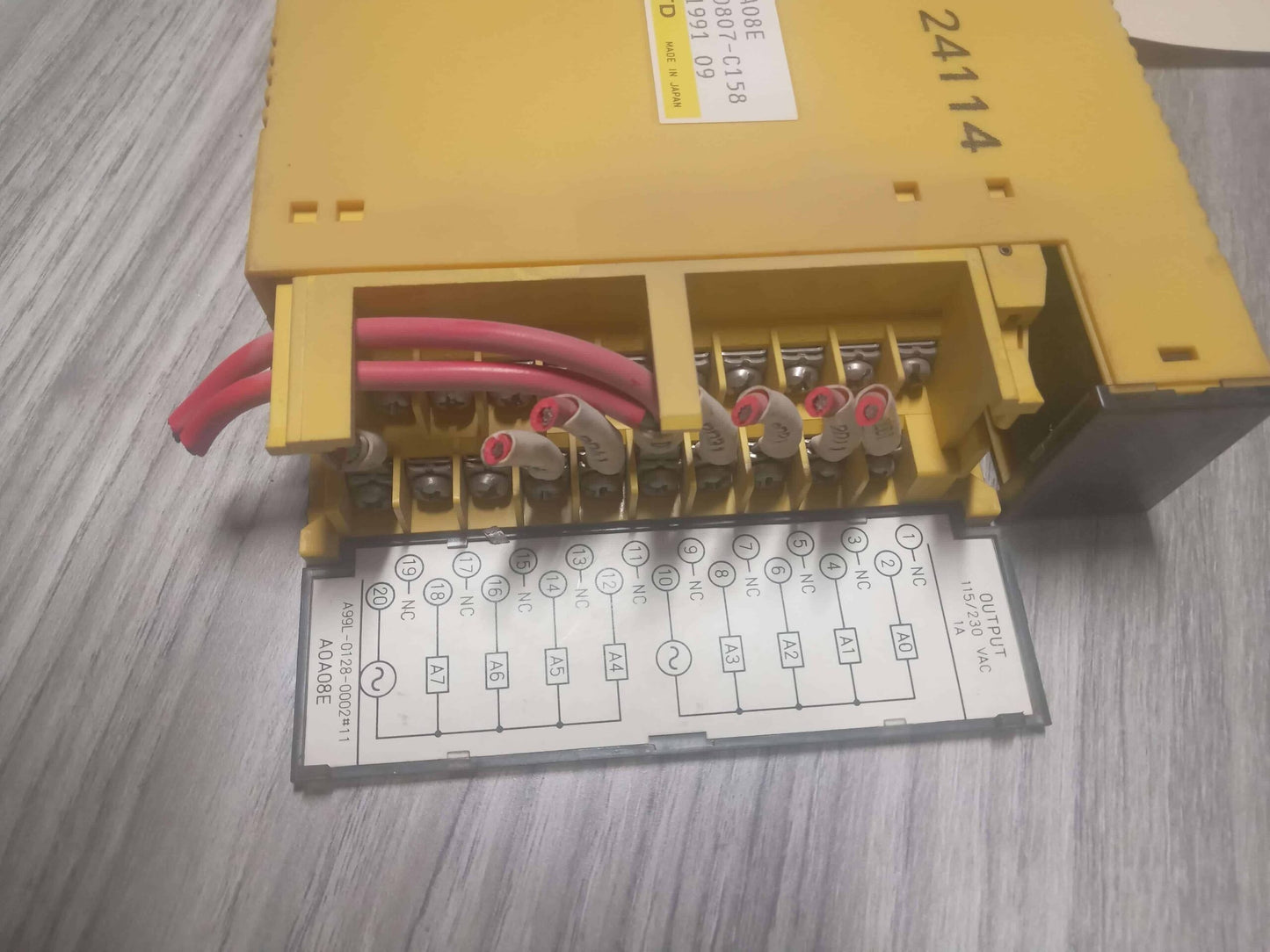 FANUC A03B-0807-C158 OUTPUT MODULE