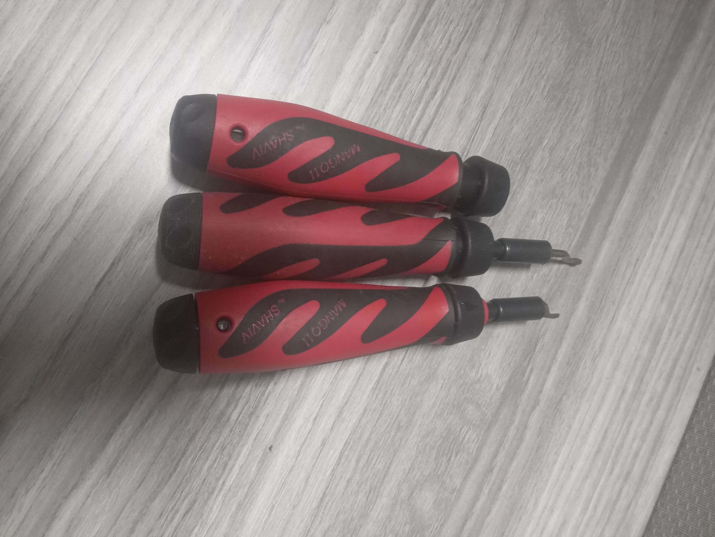 3x Shaviv Mango II Deburring Handle