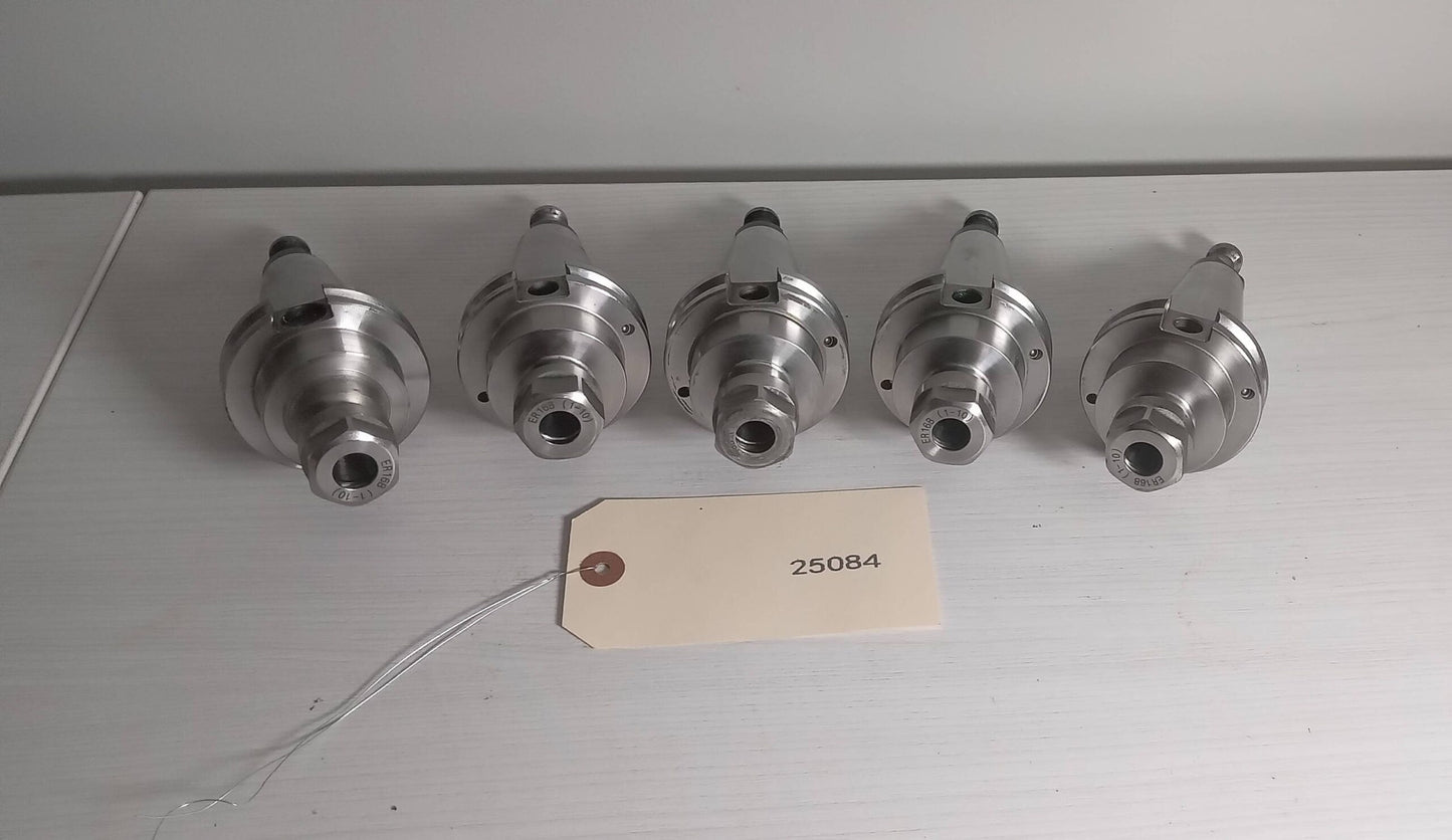 5x ER16 Tool Holders GS Parlec Accupro Cat 40 Tool Holders