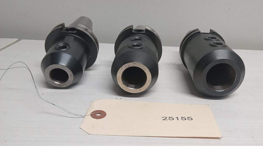 3x Cat 40 Tool Endmill Holders Weldon 1.25" 0.75" Kingston Kennametal Ultradex