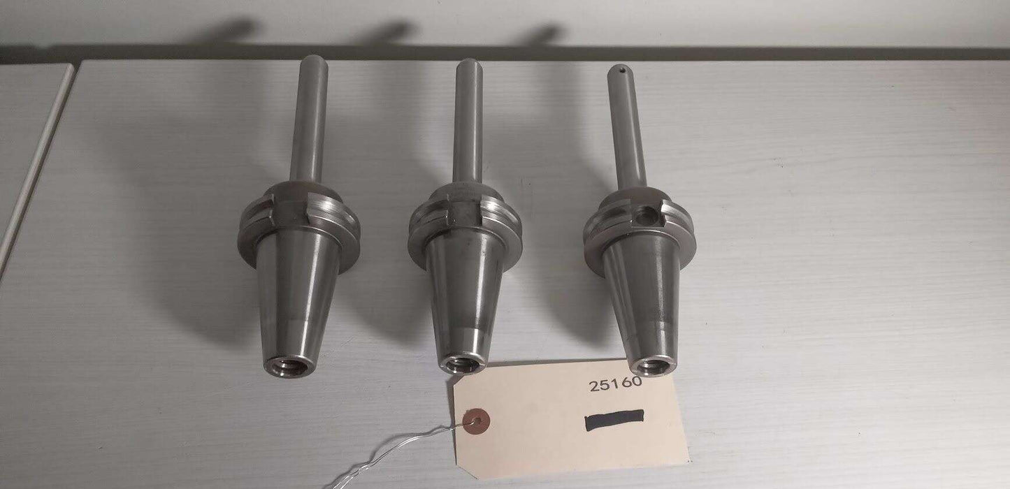 3x SYIC Long Cat40 End Mill holder Cat 40 Taper Weldon Flat TECHNIKS