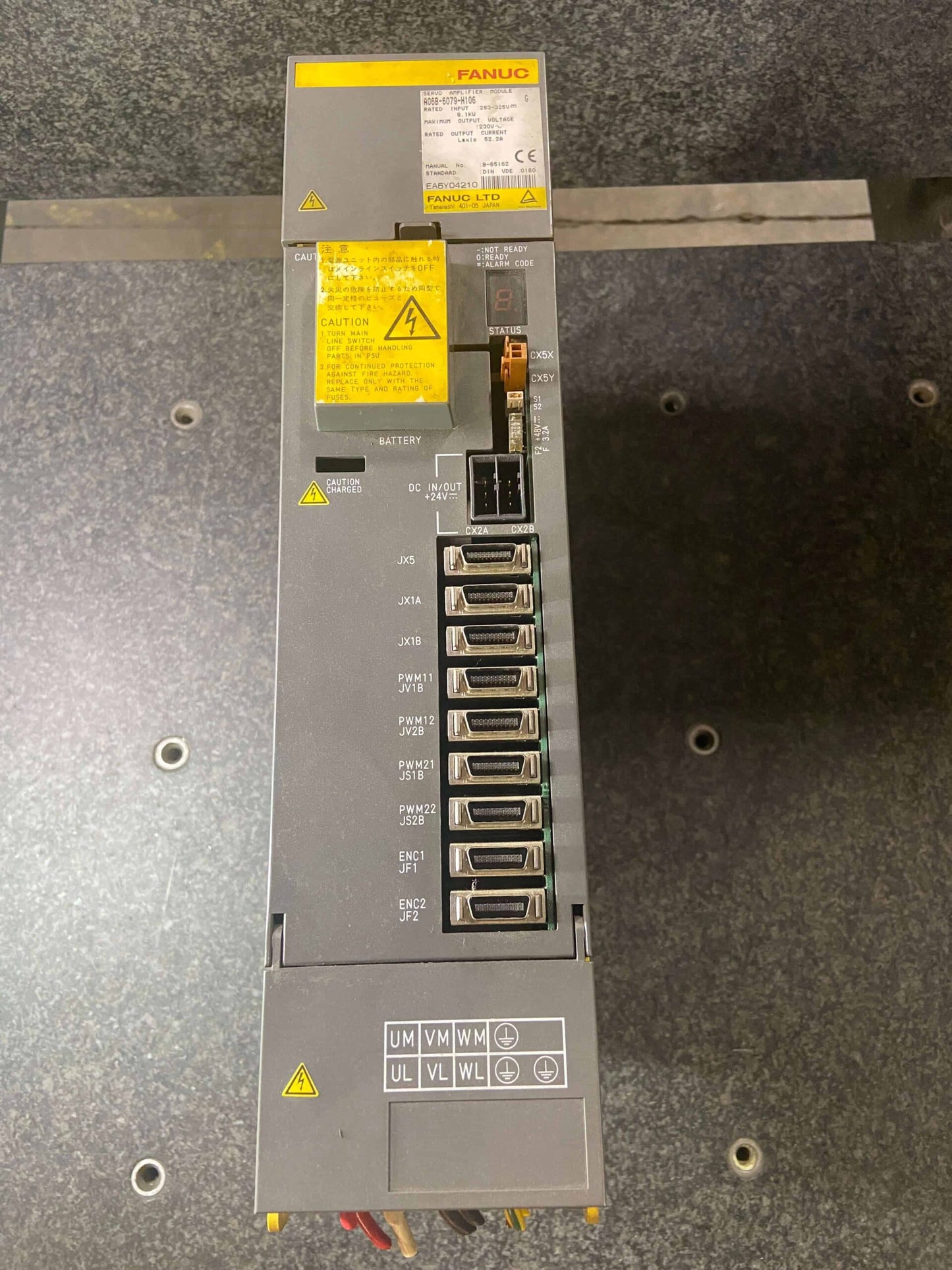 FANUC A06B-6079-H106 Series Module G Servo Amp Amplifier