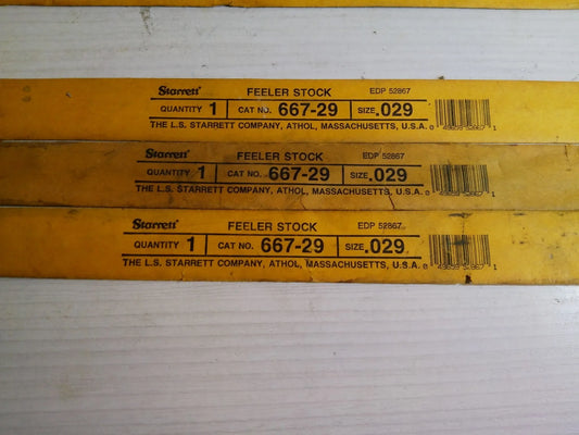 STARRETT Shim Stock