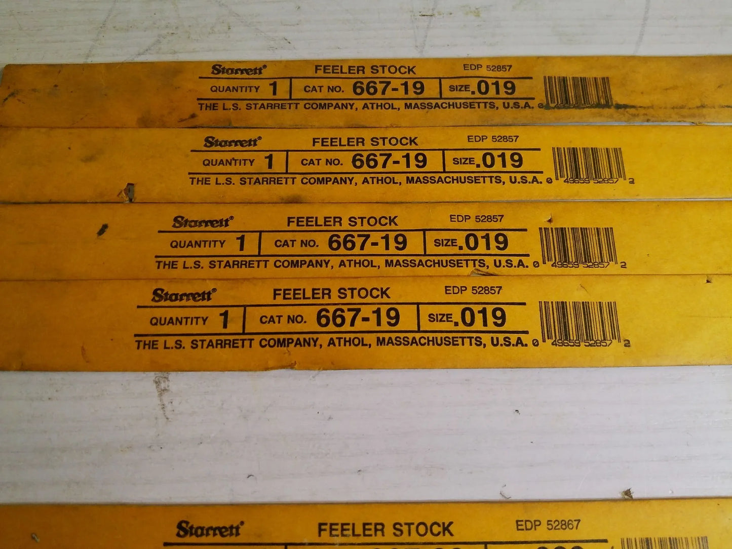 STARRETT Shim Stock