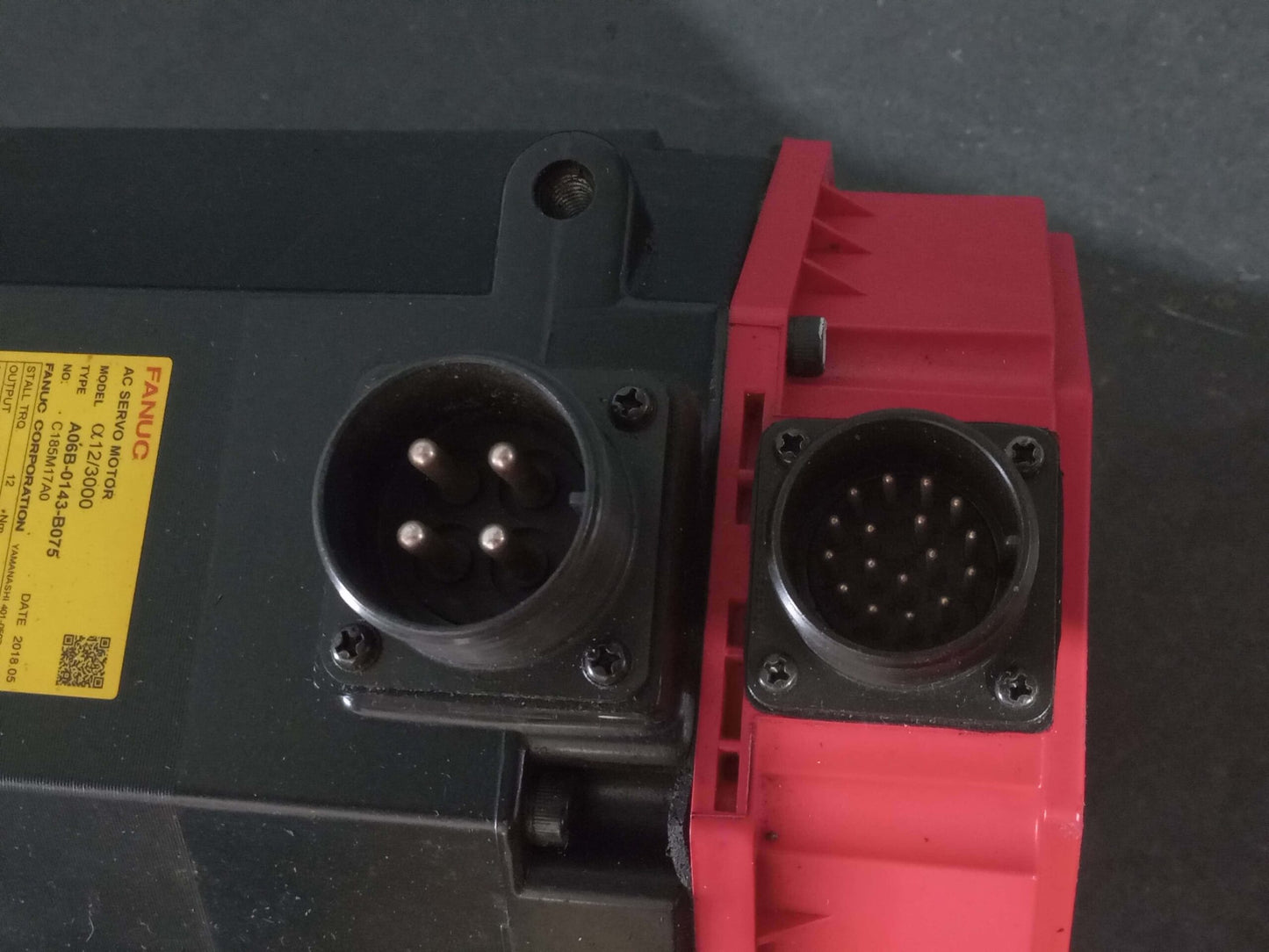 FANUC A06B-0143-B075 AC SERVO MOTOR a 12/3000 2018 model year