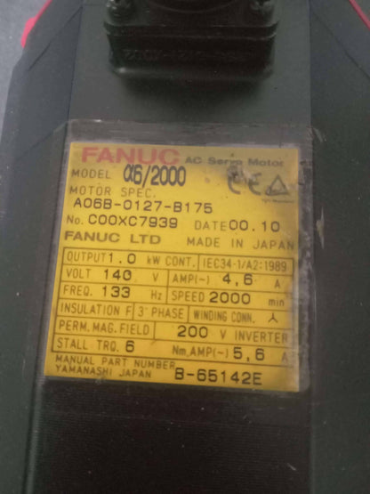 FANUC A06B-0127-B175 AC Servo Motor