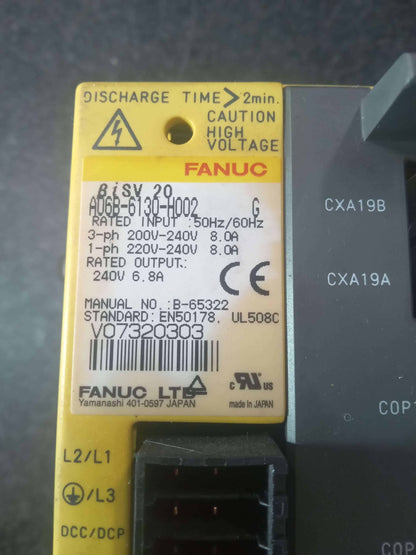 FANUC A06B-6130-H002 Module Series G Servo amp Amplifier Drive