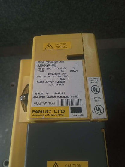 FANUC A06B-6090-H006 Module Series I Servo Amp Amplifier Drive