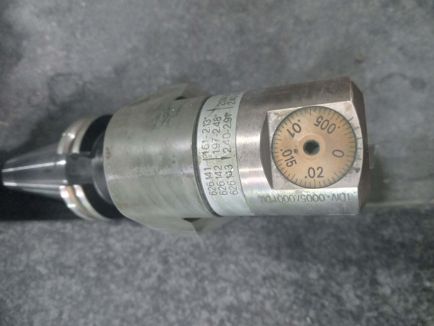 BIG KAISER 0D57-9QCKB6-CKR4 Boring Head on Cat 40 Tool holder pin Turning