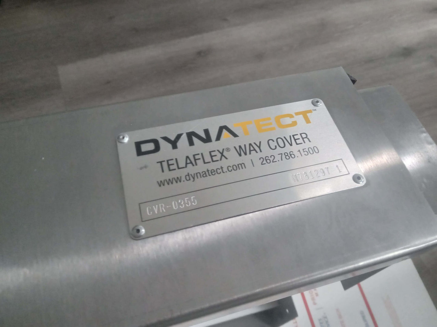 Fadal Way Cover 4020 4020FX 4020D X-Axis (Right Side) Dynatect CVR-0355