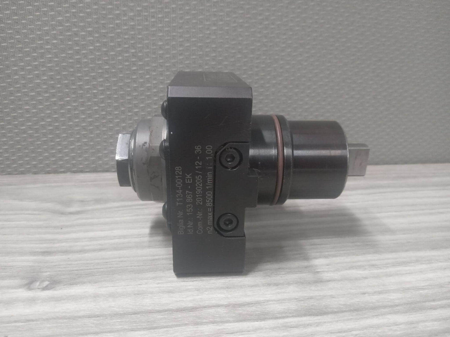 PARTS ONLY BIGLIA CNC Live Tool Holder T134-00128, 153 867-EK (seized)