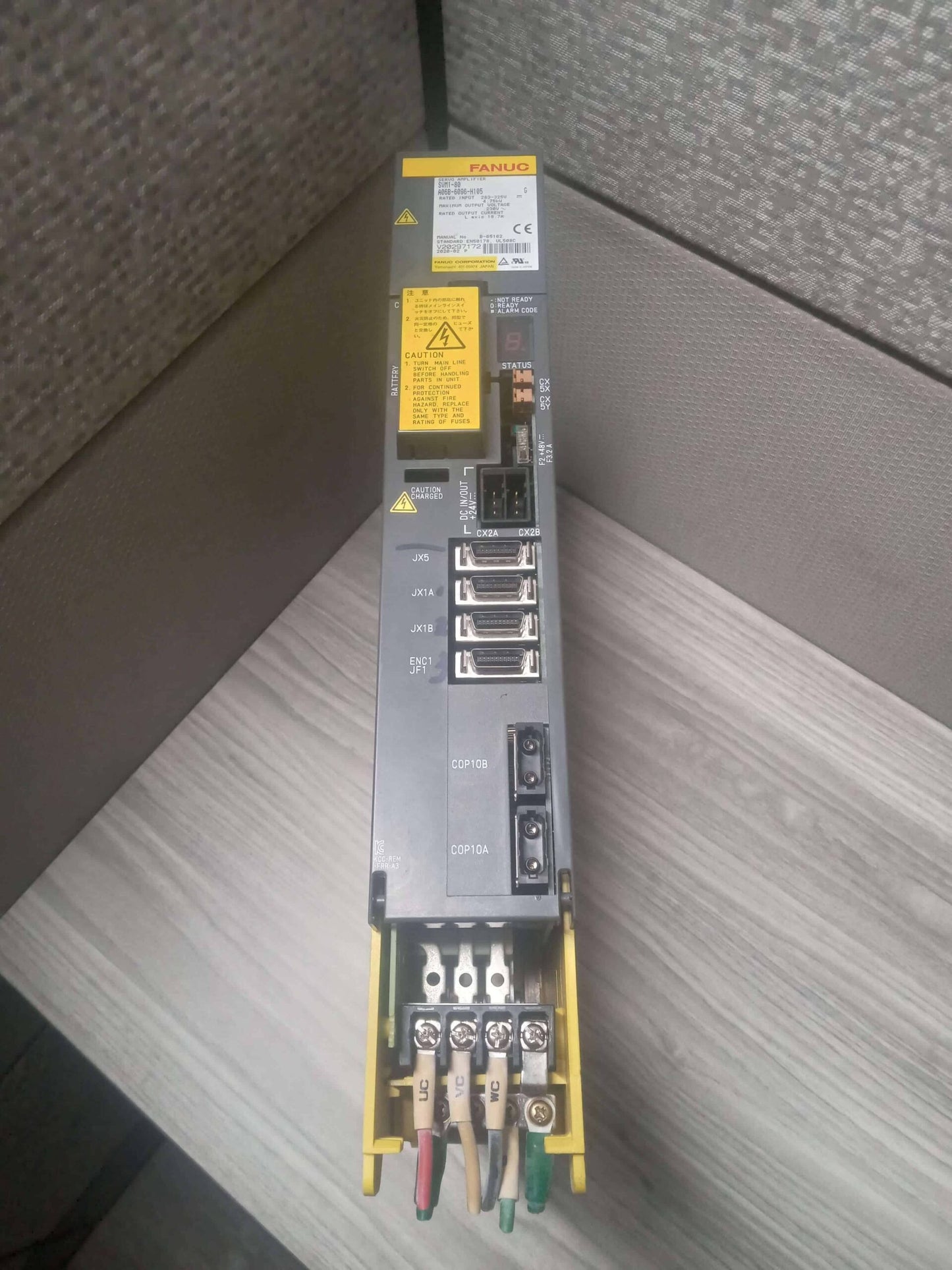 FANUC SVM1-80 A06B-6096-H105 Servo Amp Amplifier Drive Module Series G