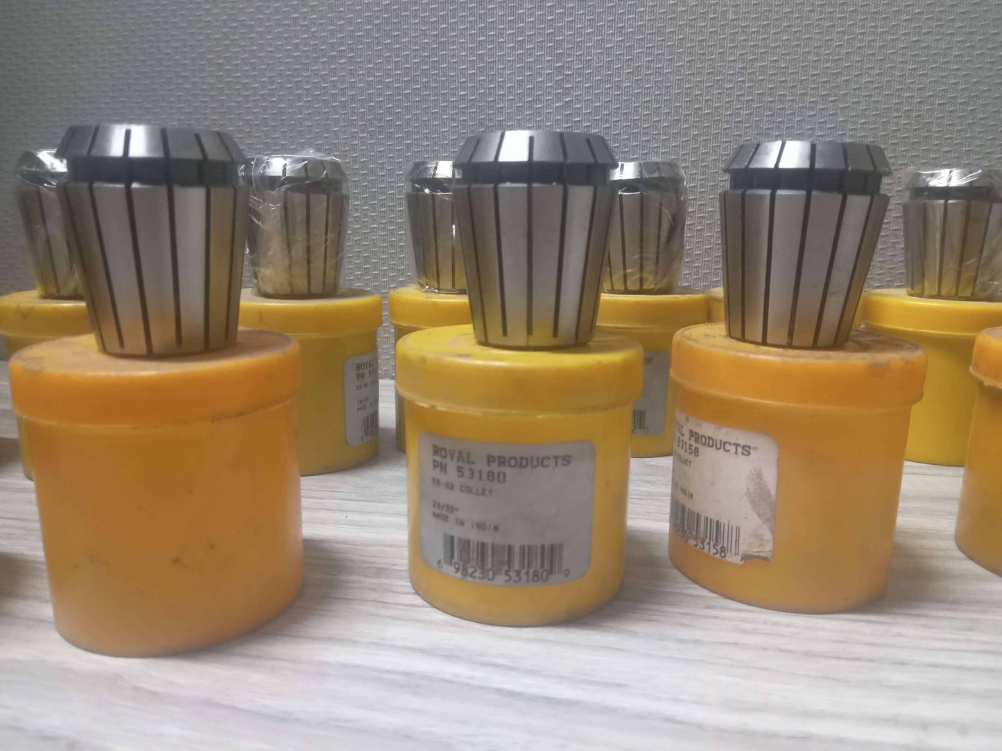 New Royal Products Ultra-Precision ER Collet (Inch) ER-32 Standard 15 piece Set