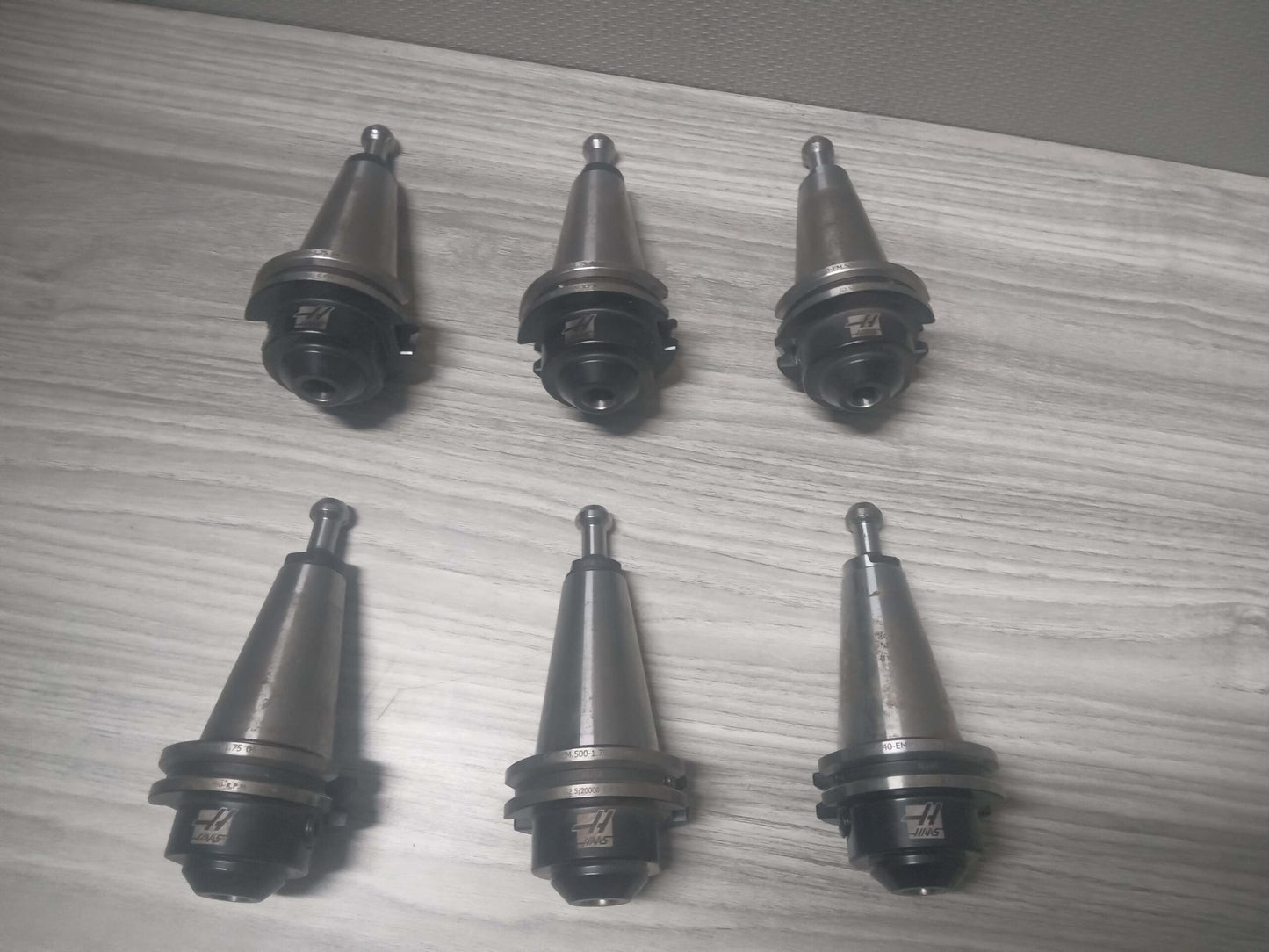 6X Haas CAT40 1/2" End Mill Holder x 1-3/4" Length TSC Haas