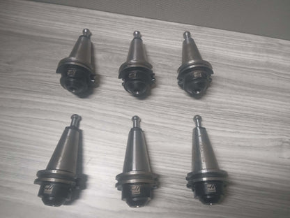 6X Haas CAT40 1/2" End Mill Holder x 1-3/4" Length TSC Haas