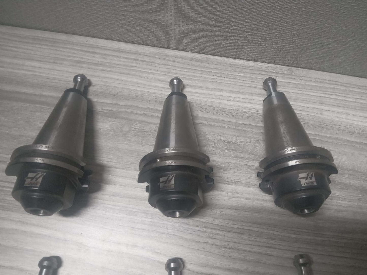 6X Haas CAT40 1/2" End Mill Holder x 1-3/4" Length TSC Haas