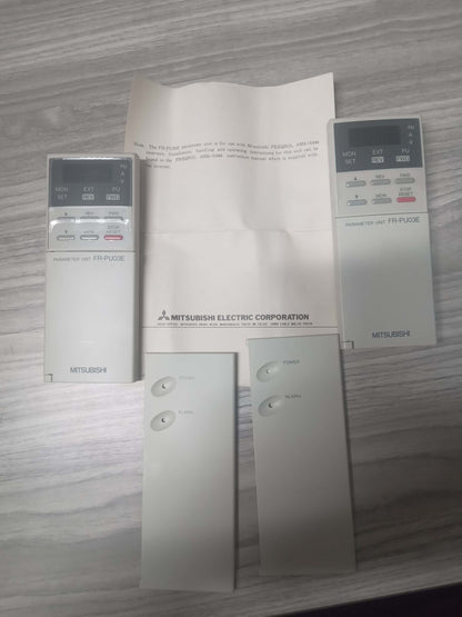 2x Mitsubishi FR-PU03E Parameter unit Open Box FREQROL Inverters
