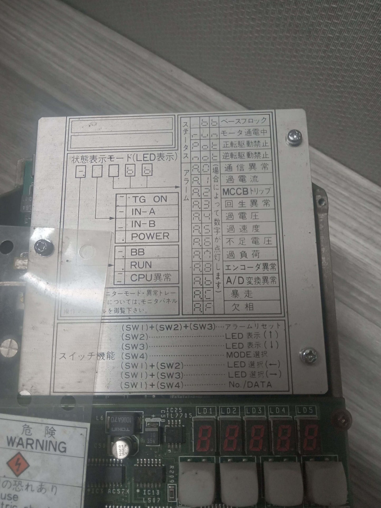YASKAWA CACR-SR05BY1WG-P ServoPak Servo Drive