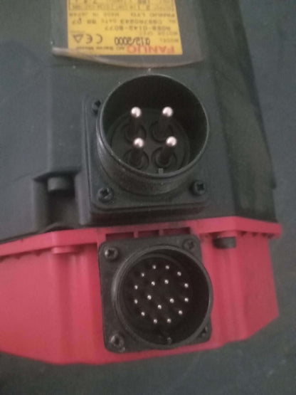 FANUC A06B-0142-B077 α12/2000 AC SERVO MOTOR B-651142E a12/2000