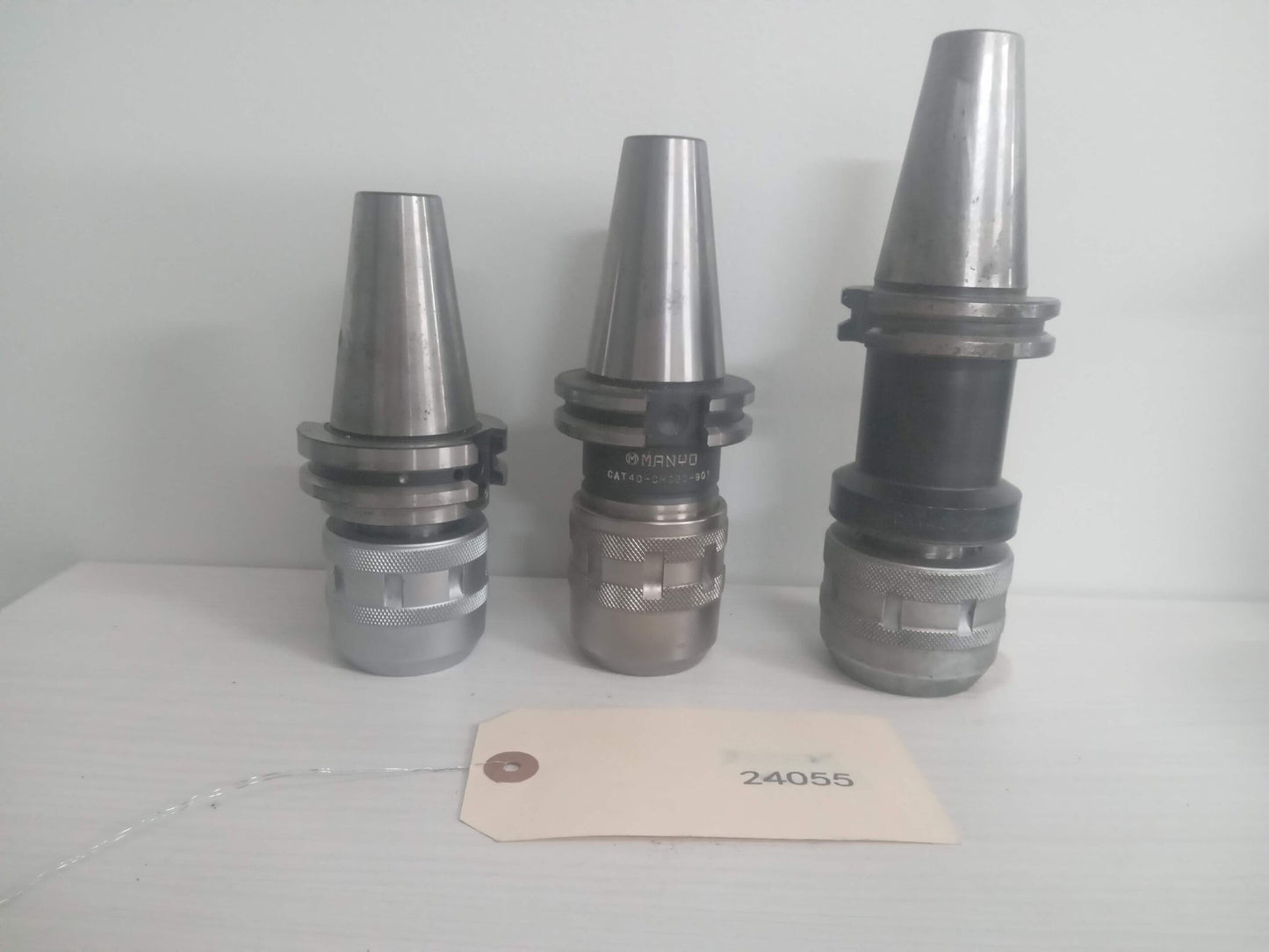 Lot of 3 Milling Chucks Nikken NCAT40-C374-70U-IDU, Manyo Made in Japan
