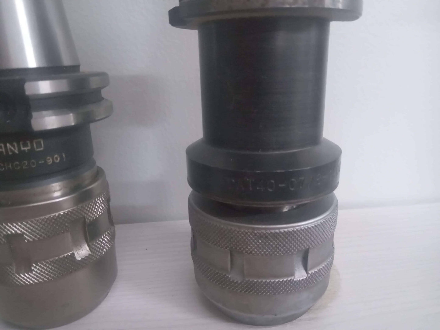 Lot of 3 Milling Chucks Nikken NCAT40-C374-70U-IDU, Manyo Made in Japan