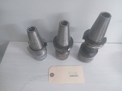 Lot of 3 Milling Chucks Nikken NCAT40-C374-70U-IDU, Manyo Made in Japan