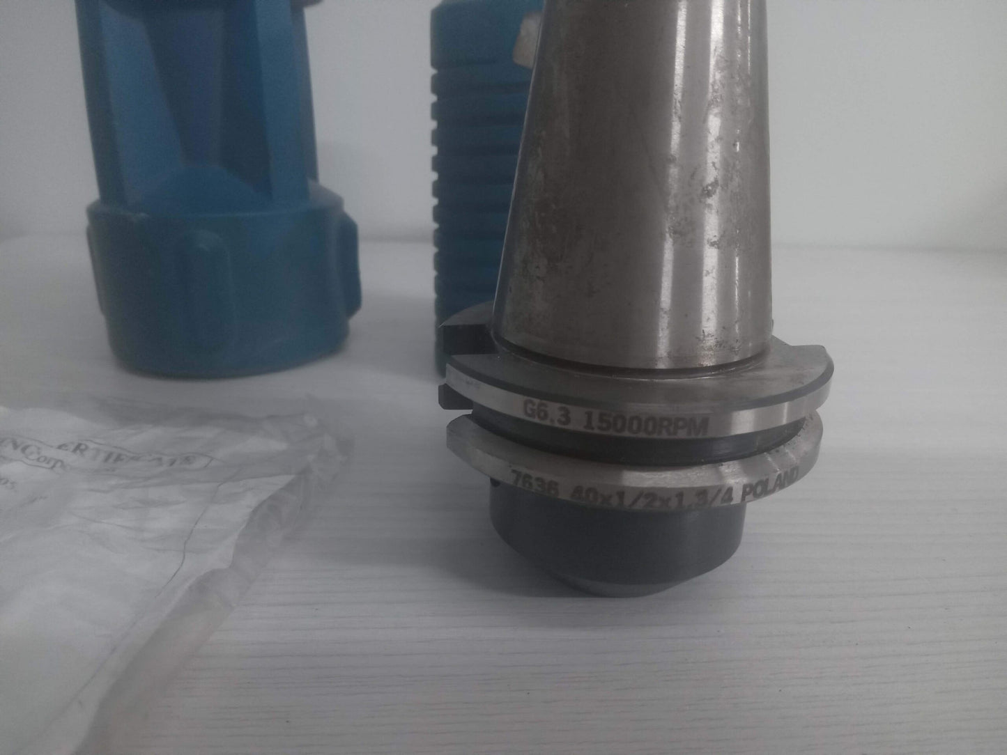 CAT 40 TOOL HOLDER MADE IN POLAND BALANCED WELDON FLAT SIDE LOCK