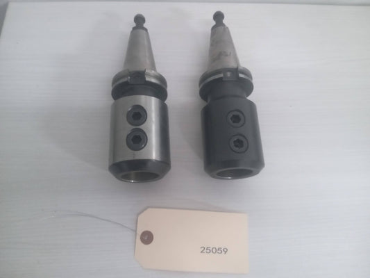 2x 1.5" Side lock Weldon Flat Tool Holders YG-1 and SYIC 1-1/2" Solid Holders