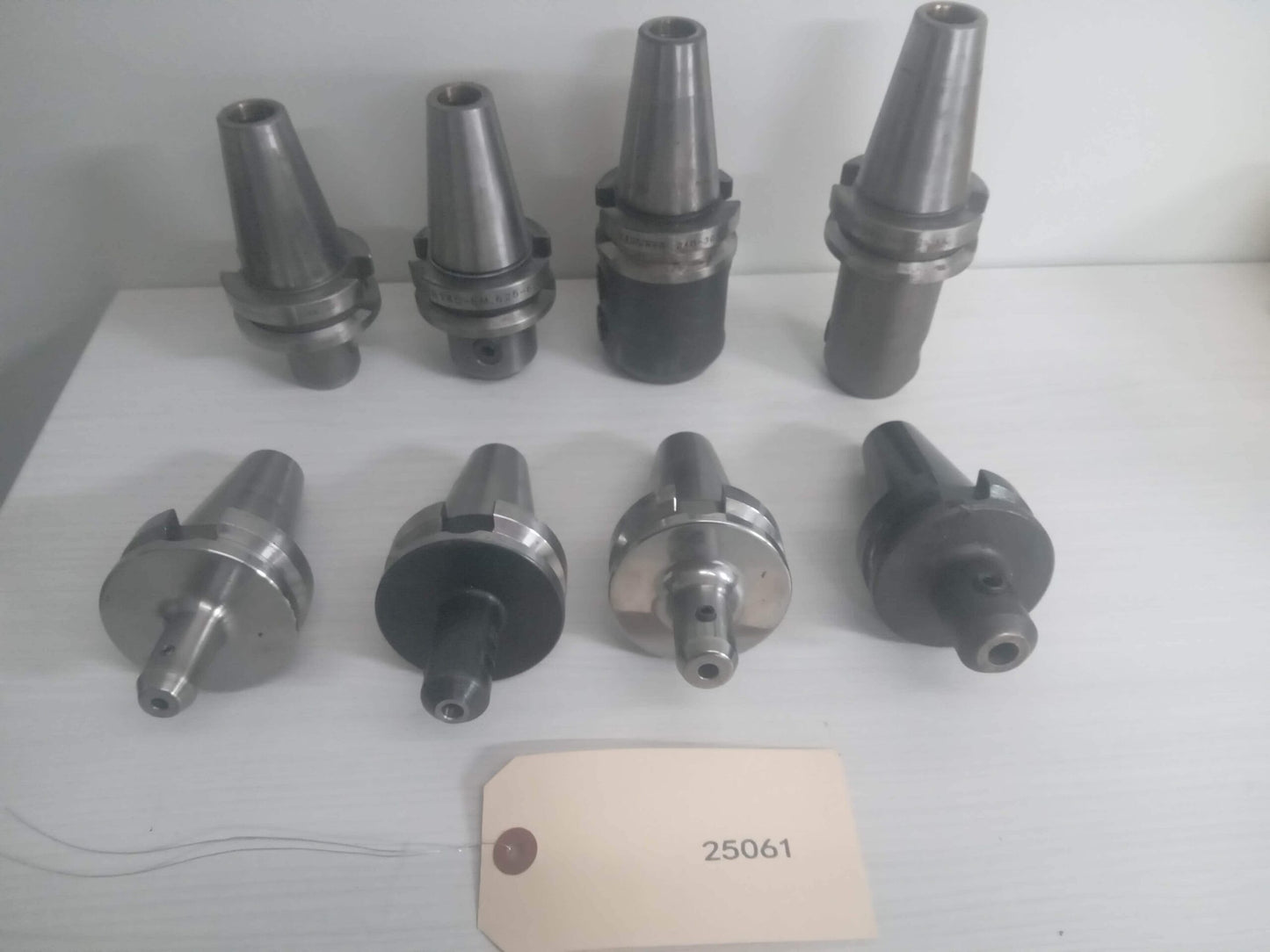 8x BT-40 BT40 BT 40 TOOL HOLDERS SYIC SOLID SIDE LOCK WELDON FLAT 3/16 1/4 5/8