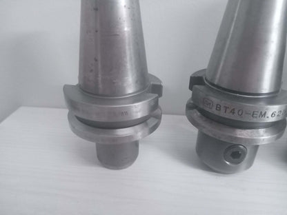 8x BT-40 BT40 BT 40 TOOL HOLDERS SYIC SOLID SIDE LOCK WELDON FLAT 3/16 1/4 5/8