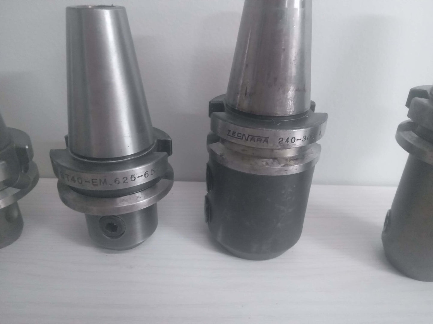 8x BT-40 BT40 BT 40 TOOL HOLDERS SYIC SOLID SIDE LOCK WELDON FLAT 3/16 1/4 5/8