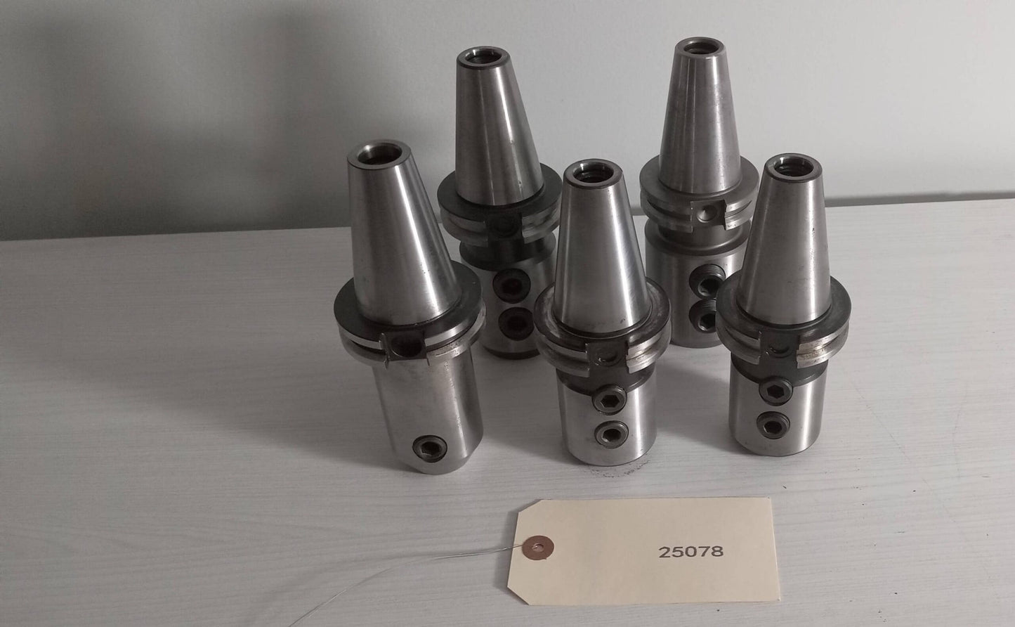 Lot of 5x Cat40 Cat 40 Weldon  Lyndex Nikken SYIC TECHNIKS SpinTru