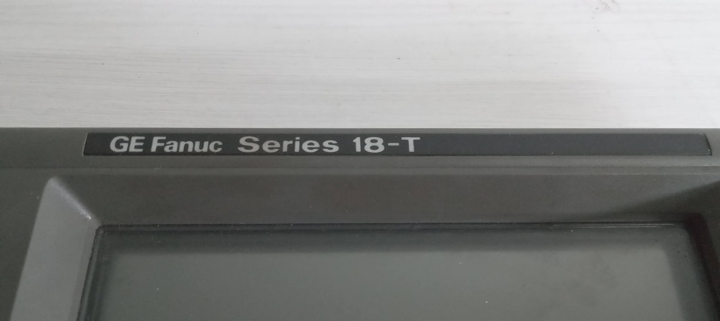 GE FANUC SERIES 18-T LCD/MDI UNIT A02B-0120-C066/TAR N 00179 A20B-1004-0640