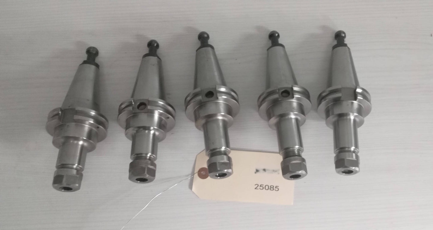 5x lot of 5 Accupro ER16 Cat40 Tool Holders 4 inch and 3.5"
