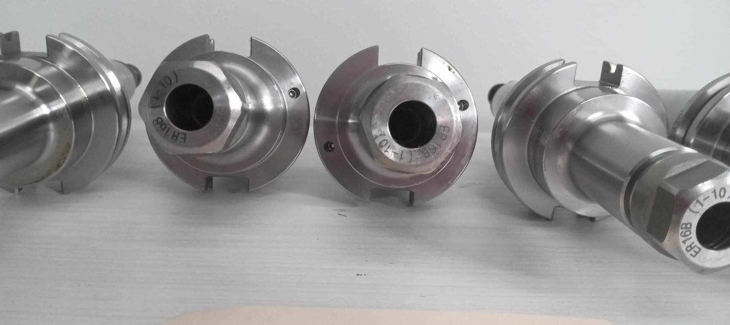 5x lot of 5 Accupro ER16 Cat40 Tool Holders 4 inch and 3.5"