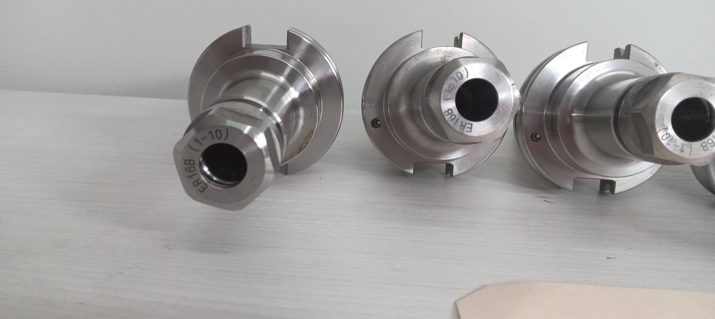 5x lot of 5 Accupro ER16 Cat40 Tool Holders 4 inch and 3.5"