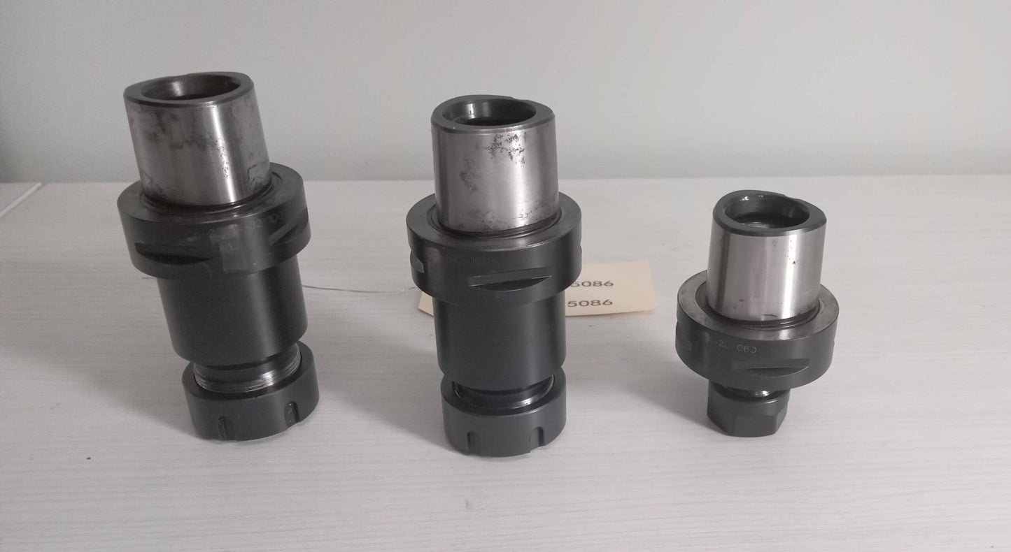 3x Lot of 3 Sandvick Coromant Capto C6 Tool Holders ER32 ER16