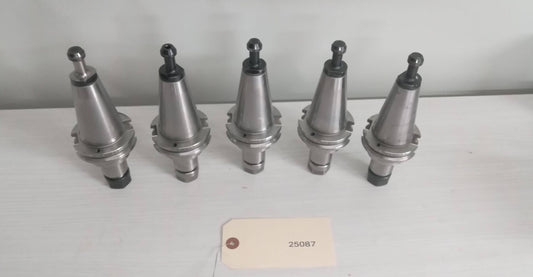 5x Lot of 5 Accupro ER16 Tool Holders CAT40 ER16-3.50"