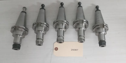 5x Lot of 5 Accupro ER16 Tool Holders CAT40 ER16-3.50"