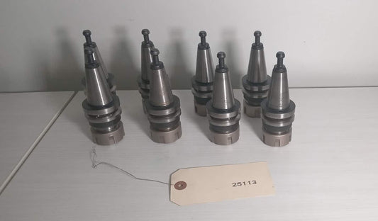 8x Parlec BT30 ISO30 ER25 Collet Chuck Tool Holders SP-B30-25ER236-E2883