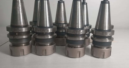 8x Parlec BT30 ISO30 ER25 Collet Chuck Tool Holders SP-B30-25ER236-E2883