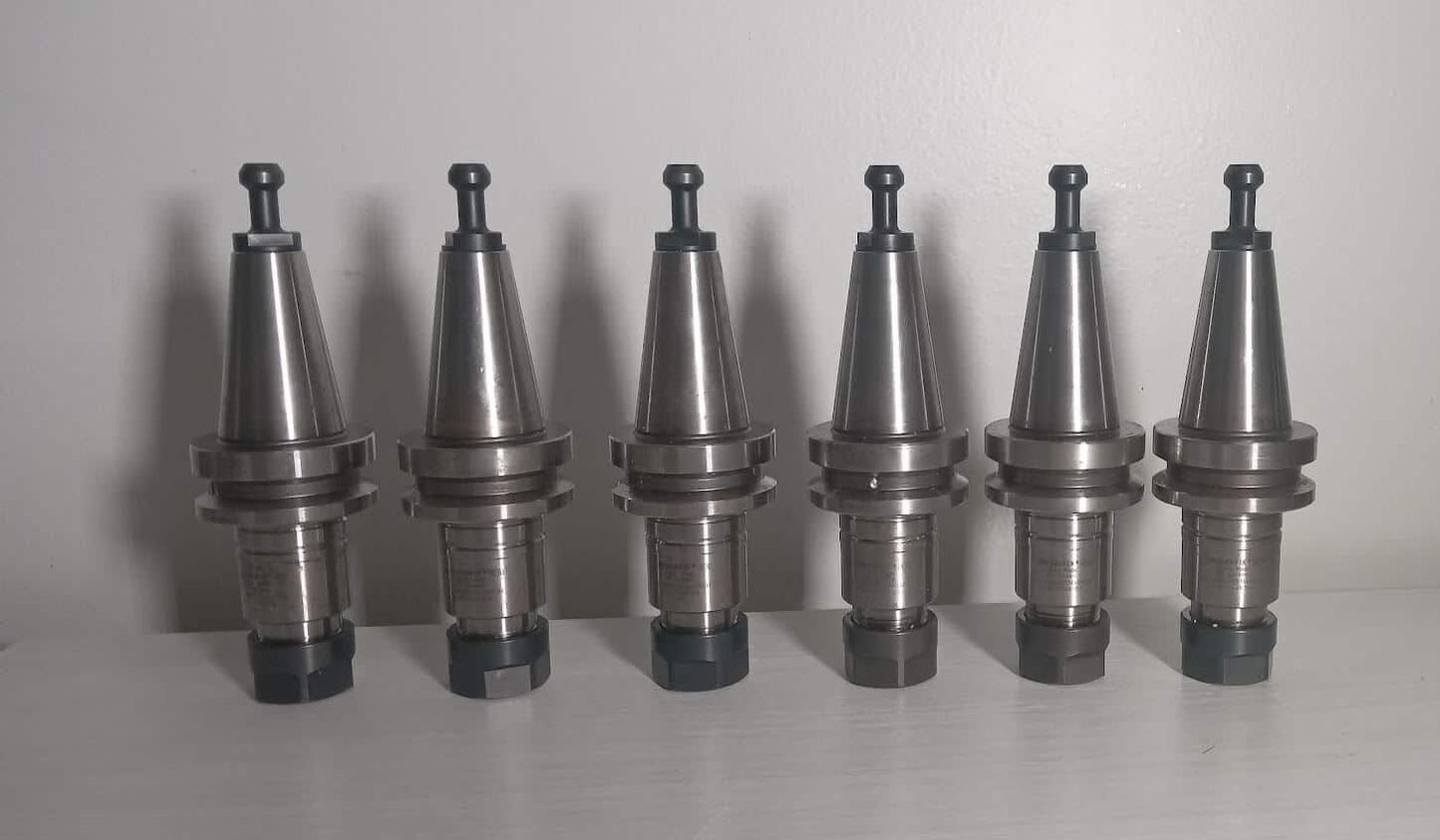 6x REGO-FIX BT-OM 30 ER16 x 080H Collet Chucks  Swiss Made Rego Fix BT30 Hi-Q