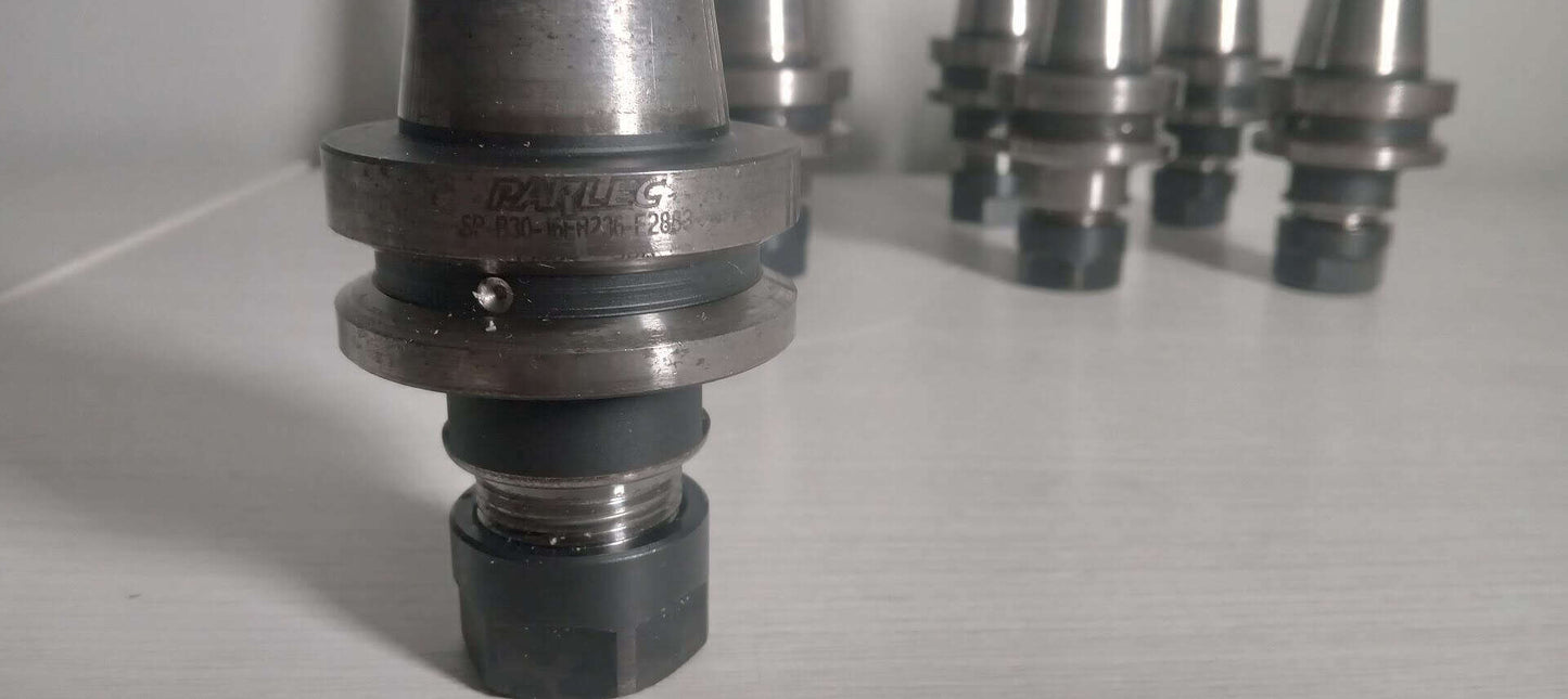 8x Parlec BT30 SP-B30 ER16 Collet Chucks SP-B3016ER236-E2883