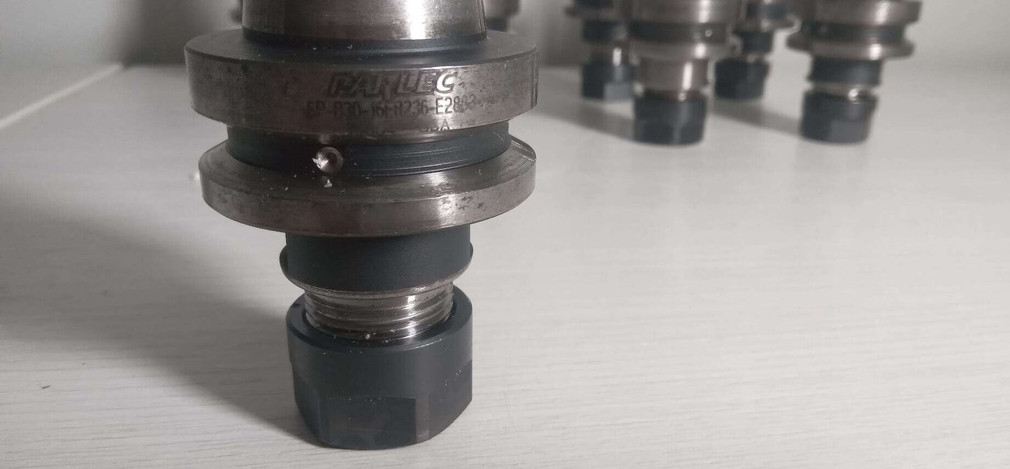 8x Parlec BT30 SP-B30 ER16 Collet Chucks SP-B3016ER236-E2883