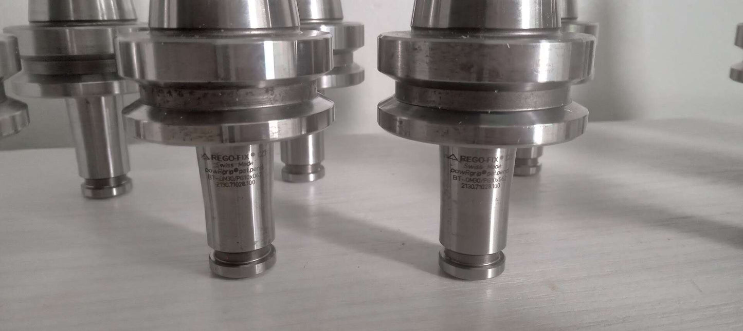 10x REGO-FIX BT-OM 30 BT30 BT 30 Tool Holders PowrGrip