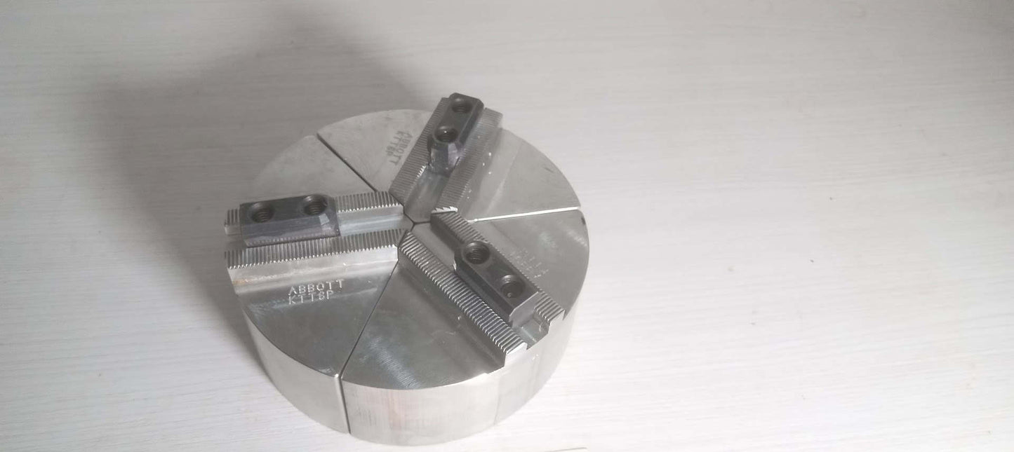 ABBOTT KTTBP 6" inch Soft jaws for a B-206 Kitagawa Chuck Lathe Power Aluminum