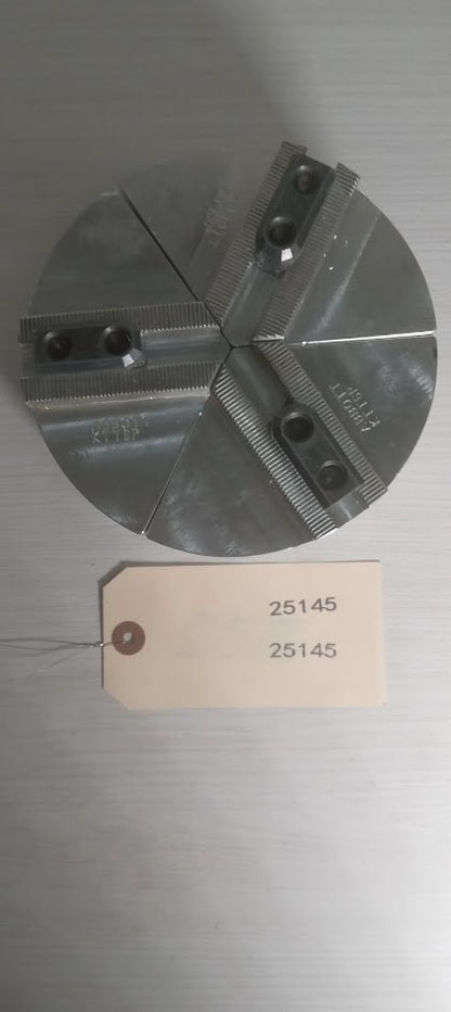 ABBOTT KTTBP 6" inch Soft jaws for a B-206 Kitagawa Chuck Lathe Power Aluminum