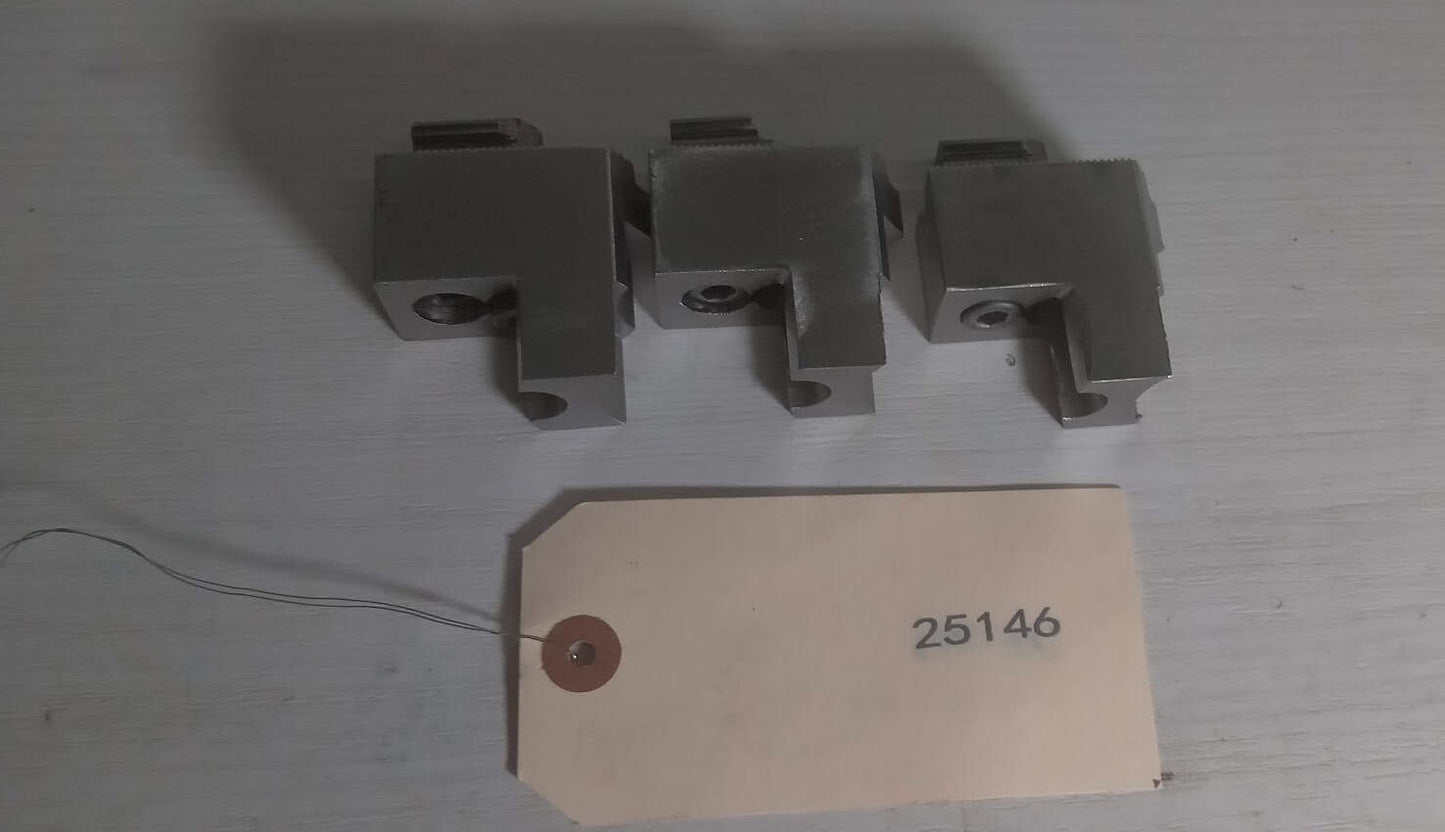 Kitagawa B205 B 205 Steel Soft Jaws Cut and T-Nuts for 5" Chuck