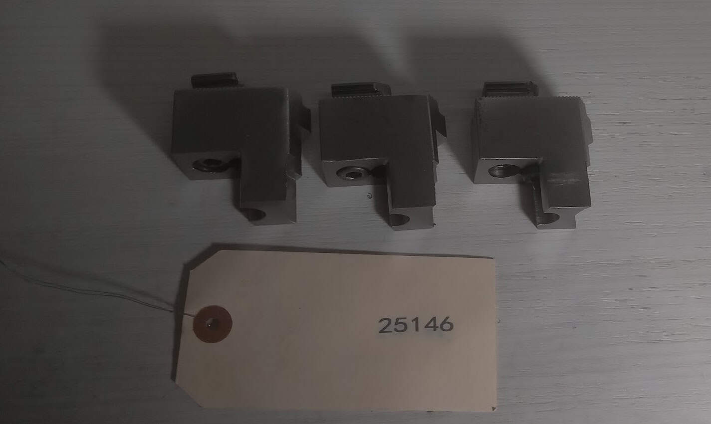 Kitagawa B205 B 205 Steel Soft Jaws Cut and T-Nuts for 5" Chuck