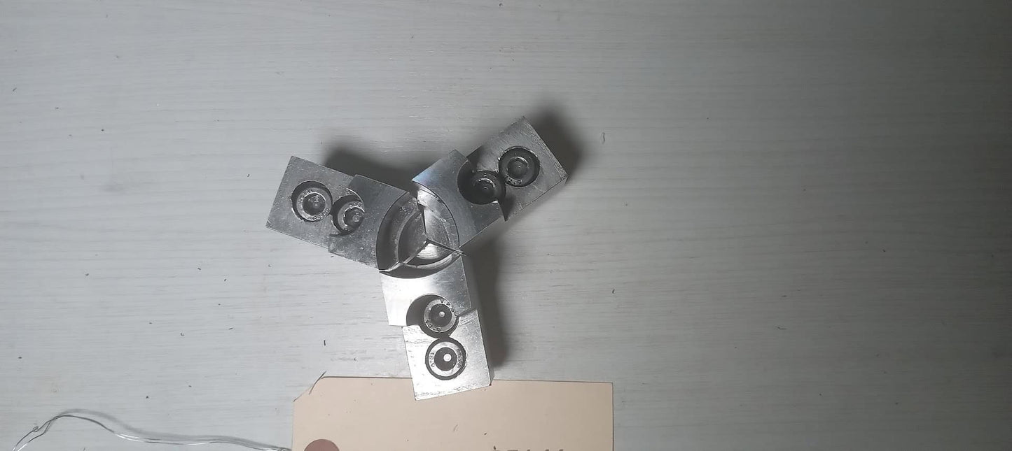 Kitagawa B205 B 205 Steel Soft Jaws Cut and T-Nuts for 5" Chuck